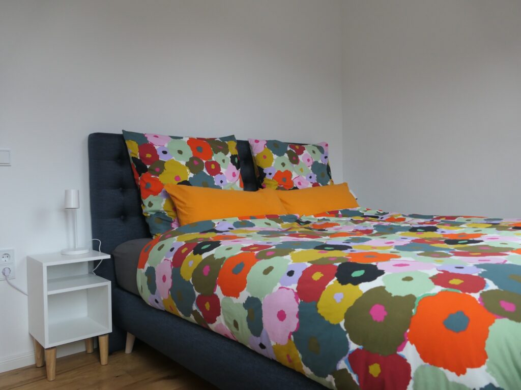 Schlafzimmer der Ferienwohnung A
