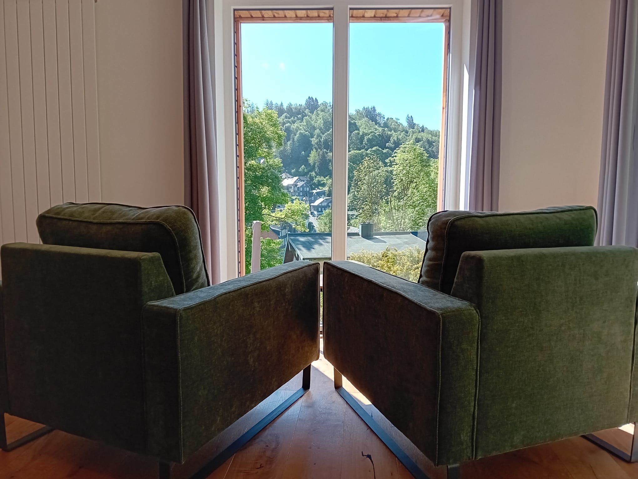 Schlafzimmer der Ferienwohnung C
